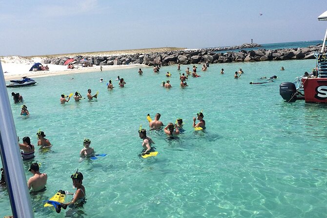 2-Stop Snorkeling and Dolphin Cruise from Destin - Leaving Destin Harbor in search of dolphins