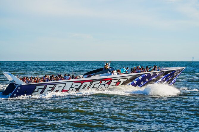 45-Minute Sea Rocket Speed Boat & Dolphin Cruise in Ocean City MD - Leaving Dorchester Street for the Ocean