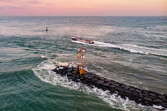 45-Minute Sea Rocket Speed Boat & Dolphin Cruise in Ocean City MD - Ocean City from the Atlantic side