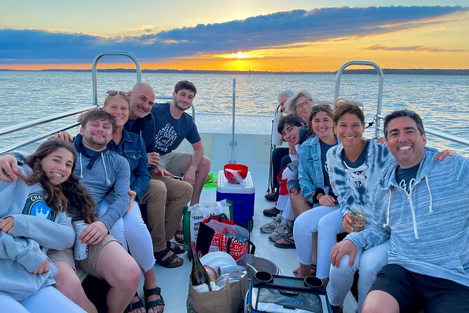 90 minute Hilton Head Sunset Dolphin Cruise - Watching the salt marsh change in the evening light
