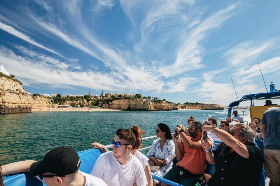 Albufeira: 2.5-Hour Benagil Caves & Dolphin Watching - Yellow Submarine, Albandeira, and Praia da Marinha