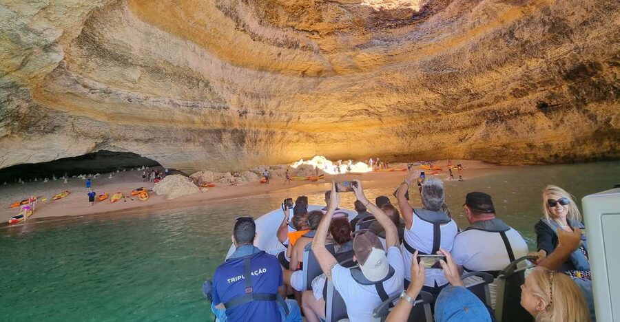 Albufeira: Benagil Cave and Dolphin Sightseeing Boat Cruise - Key points to know before booking