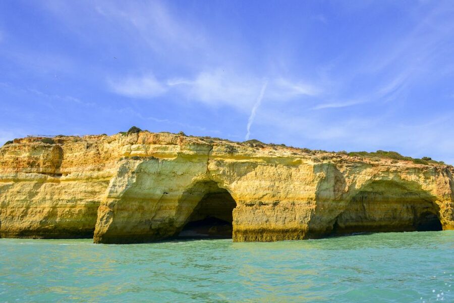 Albufeira: Benagil Caves & Dolphin Watching Speed Boat Tour - The swim stop depends on the sea