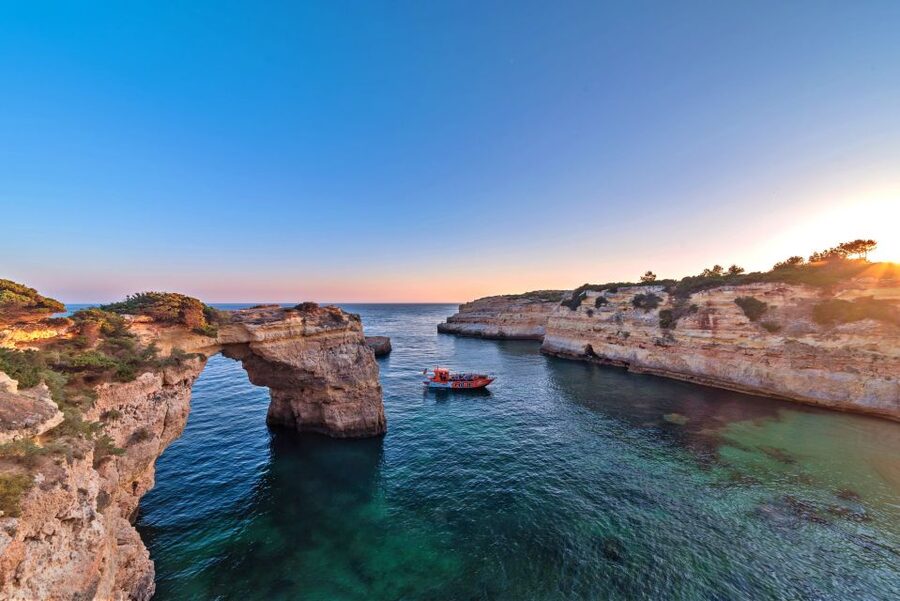 Albufeira: Dolphin Watching and Benagil Cave - Leaving Albufeira Marina for the Algarve coast