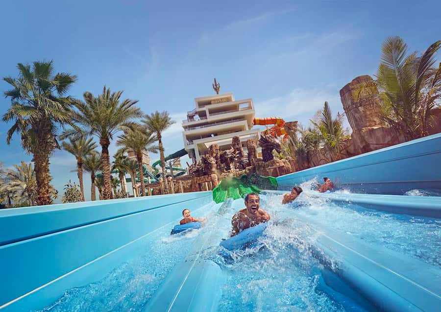 Aquaventure World: Dolphin Paddle and Waterpark Day Pass - Twenty minutes paddling beside the dolphins