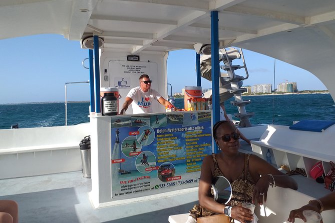 Aruba Sunset Sail Cruise Aboard The Dolphin Catamaran - Sunset time on the north coast