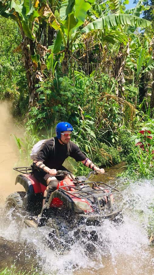Bali: Dolphin Swimming Tour with ATV Quad Bike & Waterfall - Banyumala Twin Waterfall and its natural pool