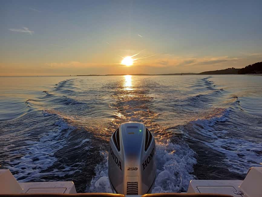 Brioni Private Sunset and Dolphin Boat Tour up to 11 people - Dolphins are possible, not promised
