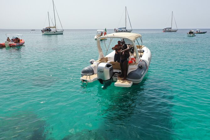 Cagliari Boat Tour 4 Stops .Possible Sighting of Dolphins - Starting at Via Calata della Fiera