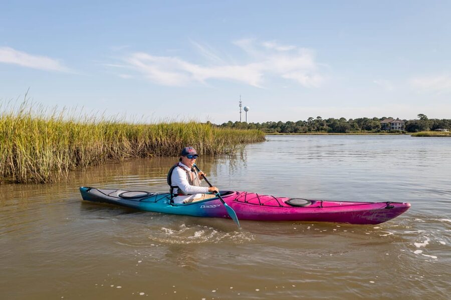 Charleston: Folly Beach Morning Kayak Dolphin Safari - Morning, afternoon, or sunset timing