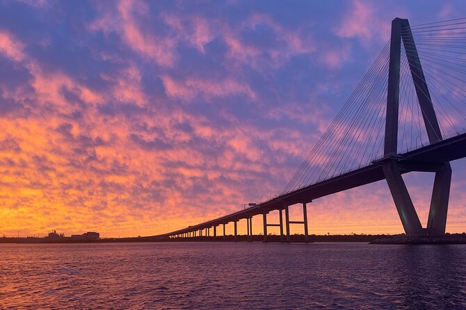 Charleston Harbor Sunset Cruise Scenic Views and Dolphin Spotting - Key points to know before booking