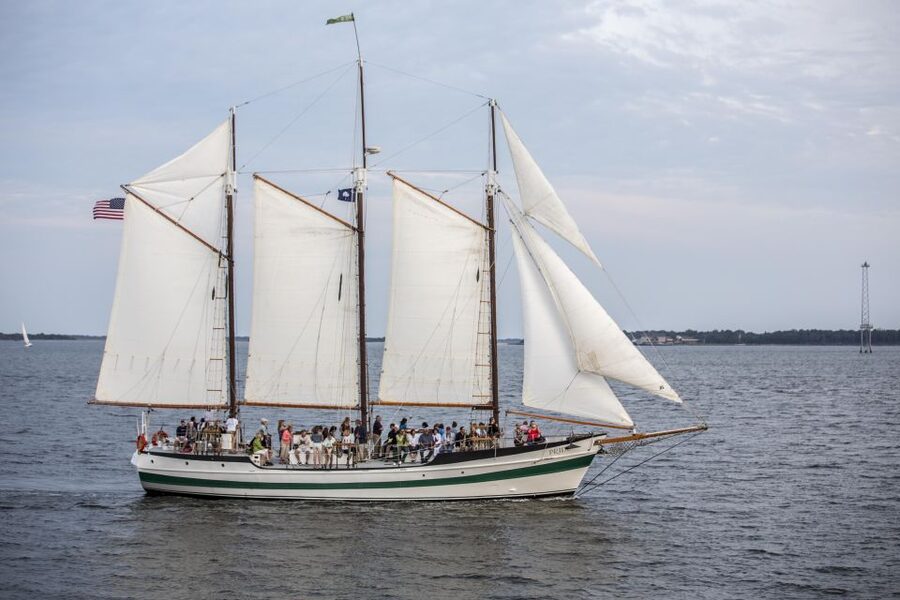 Charleston: Schooner Sailing Harbor Tour & Dolphin Watch - Who should book this Charleston sailing