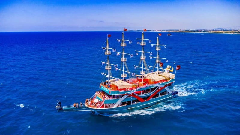 City Of Side: Dolphin Island Boat or Side Boat Tour Options - Two routes from Side, one full day on the water
