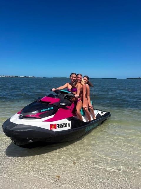 Clearwater: Dolphin Jet Ski Tour - 1 SKI FOR UP TO 3 PEOPLE - What to bring for two hours on the water