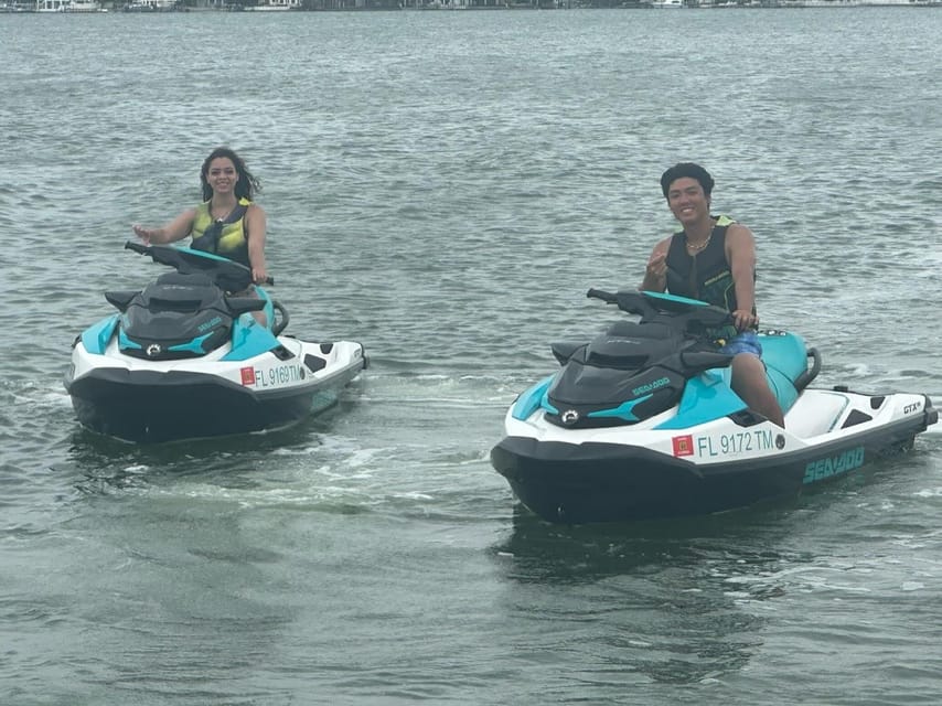 Clearwater: Dolphin Jet Ski Tour - 1 SKI FOR UP TO 3 PEOPLE - Visiting Caladesi State Park by water