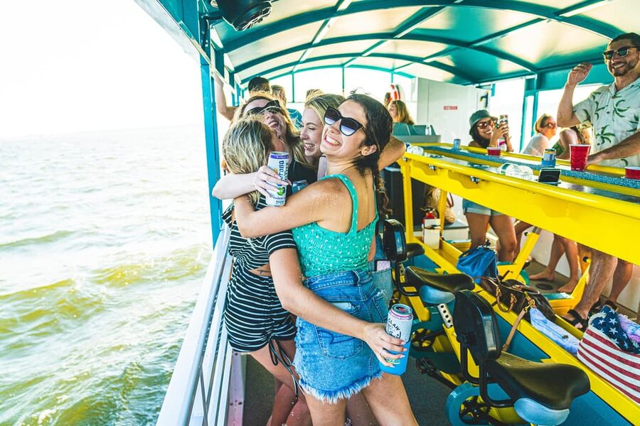 Clearwater: Island Hop and Dolphin Watch Boat Tour - Who will have the most fun