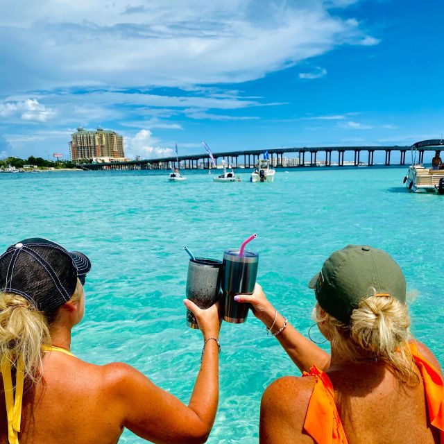 Destin: Private Charter to Crab Island with Dolphin Sighting - Time on the water at Crab Island