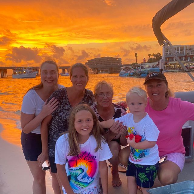 Destin: Private Sunset Cruise with Dolphin Watching - Sunset views need careful timing