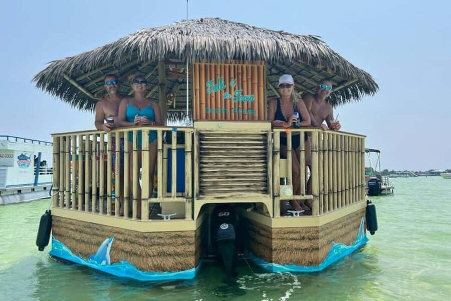 Destin: Sunset Crab Island & Dolphin Tour on Tiki Vessel - Should you book this sunset Crab Island tour?