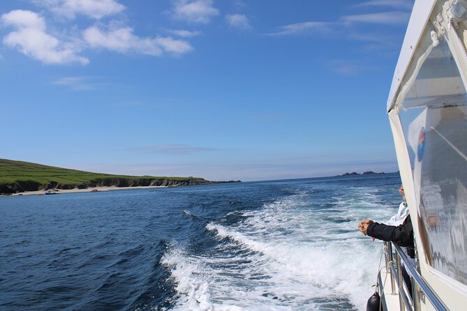Dingle Dolphin Blasket Adventures - Leaving Dingle Bay for the open coast