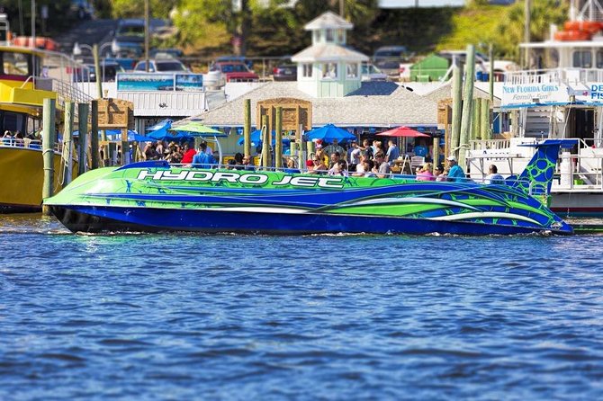 Dolphin Cruise in Destin FL - Leaving HarborWalk Village for the Gulf