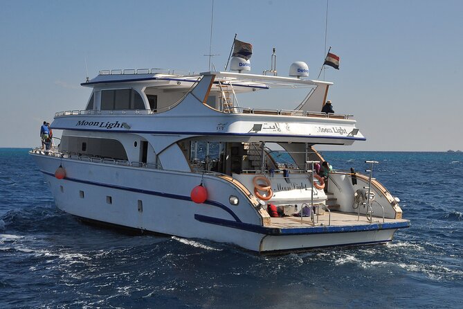 Dolphin House Snorkel & Water Fun Activity with Lunch - Hurghada - A lively boat, with a maximum of 60 people
