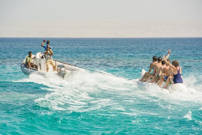 Dolphin House Snorkeling,Water Sports, Lunch & Transfer- Hurghada - Speedboat water sports for a change of pace