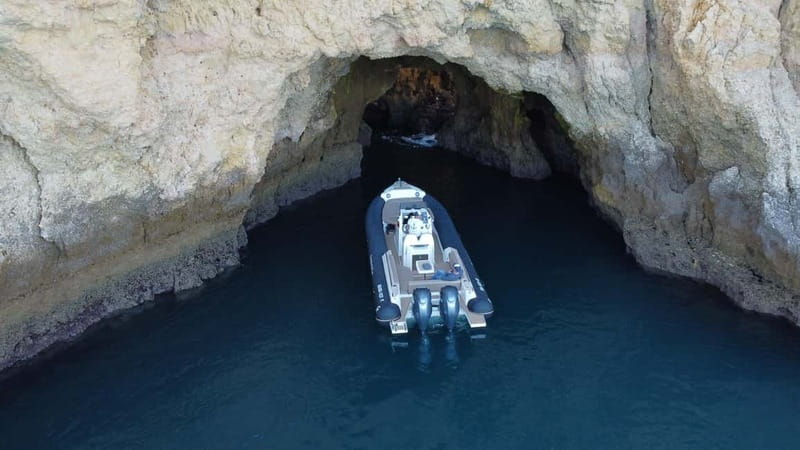 Explore Benagil, Ponta da Piedade and Dolphins in Algarve - What the private speedboat changes