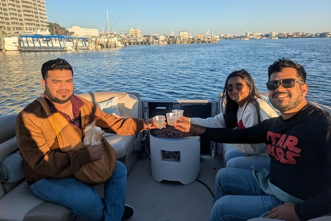 Fall/ Winter Destin Harbor Sightseeing Cruise - Hot chocolate, blankets, and the fire pit