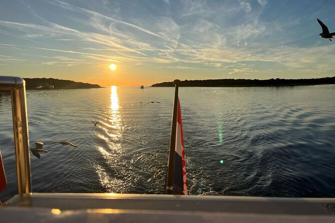 Fantastic DOLPHIN & SUNSET TOUR with dinner ( Pula-NP BRIJUNI ) - Sunset and the Lighting Giants
