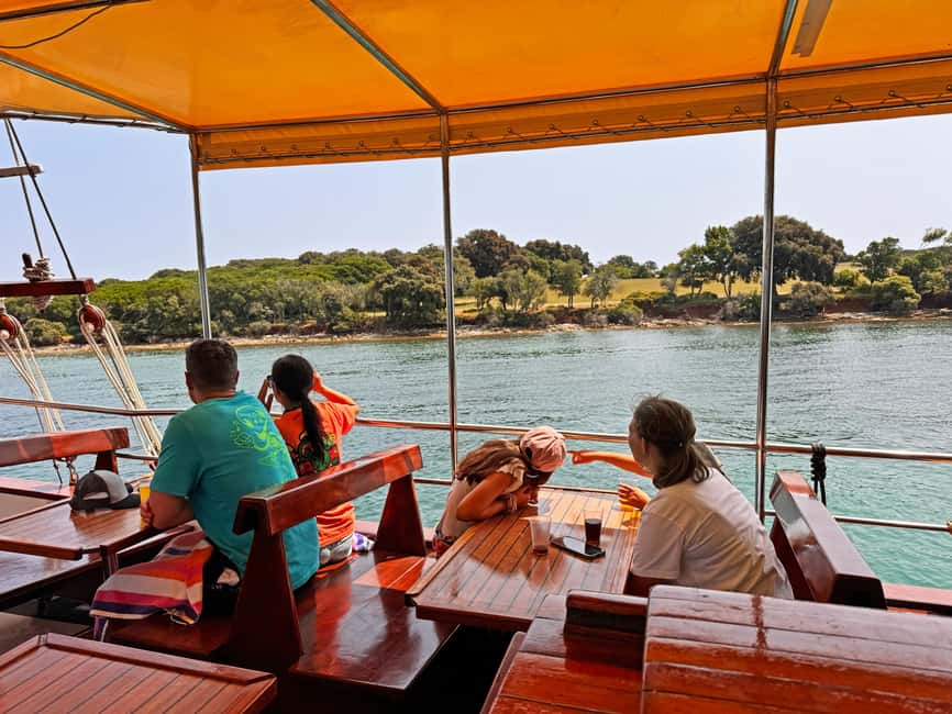 Fazana: Dolphin Finder in Brijuni islands Safari with Dinner - What the two-hour cruise feels like on board