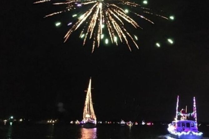 Fireworks Cruise with Dolphin Watch in Laguna Madre Bay - Who will enjoy Murphy’s Law most?