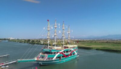 From City of Side: Dolphins Island Boat Trip with Transfer