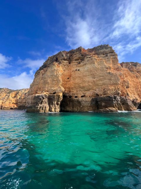From Lagoa: Dolphins & Ponta da Piedade with biologist guide - Ponta da Piedade from the water