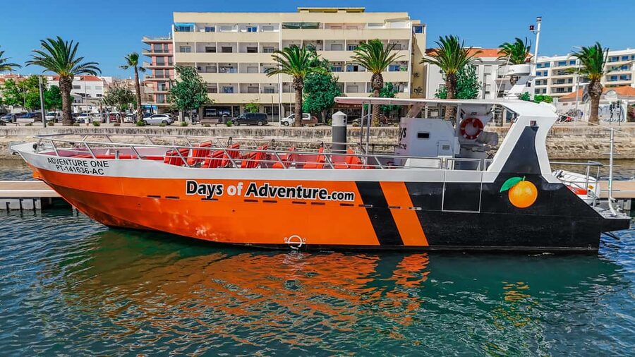 FROM LAGOS: BENAGIL AND DOLPHIN WATCHING - JETBOAT - Seeing Benagil Cave from the boat