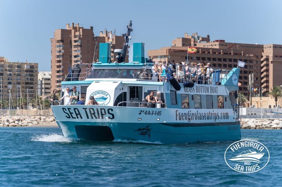 Fuengirola: Catamaran Tour to Spot Dolphins - Leaving Fuengirola port for open water