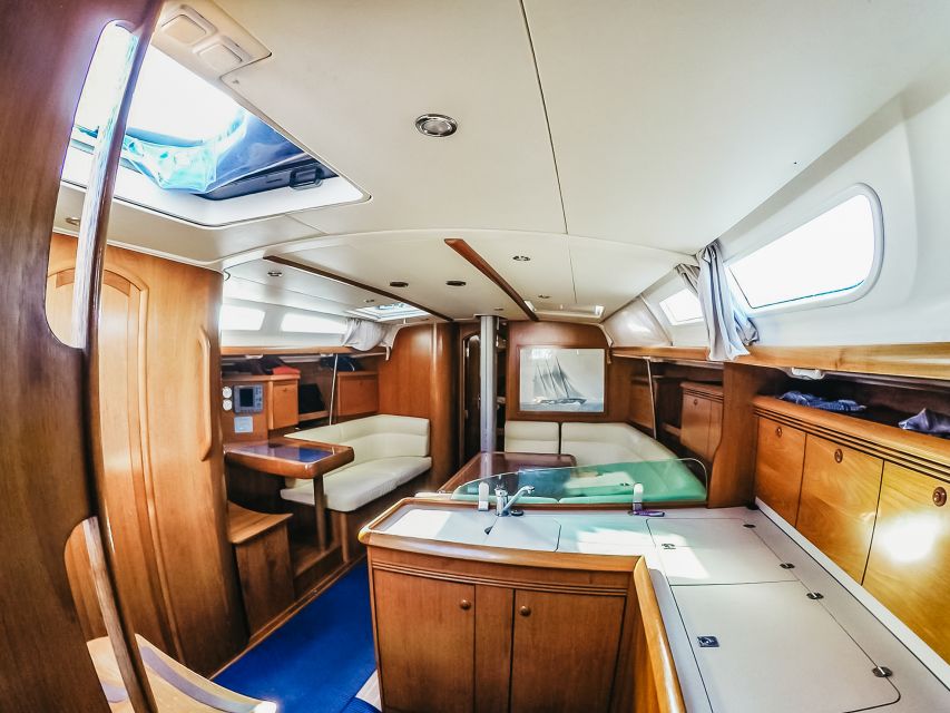 Fuerteventura: Sailing with Snorkeling and Dolphin Watching - Sailing into open water with the engine off