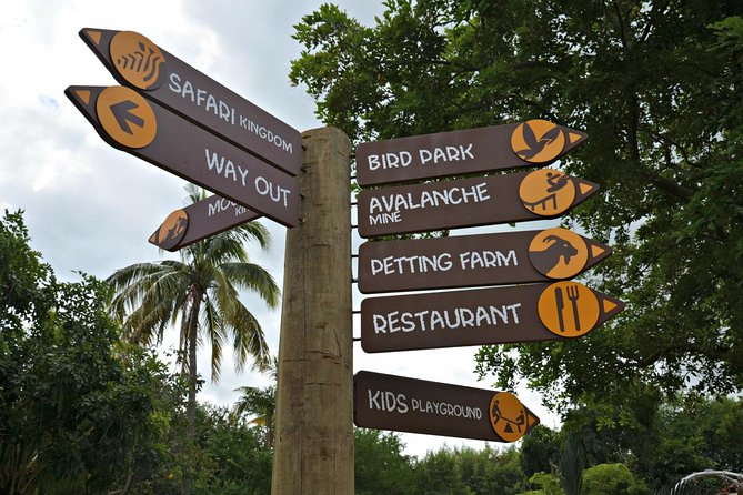 Full-Day Swimming with Dolphins and Casela Nature Park Tour in Mauritius - Casela World of Adventures in three hours
