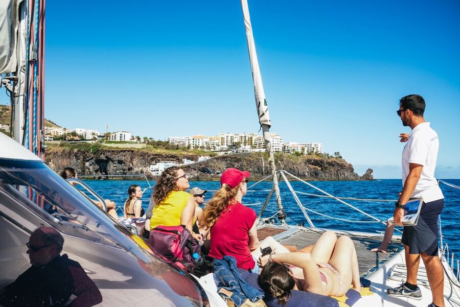 Funchal: Dolphin and Whale Watching by Luxury Catamaran - Sailing back along Madeira’s coast