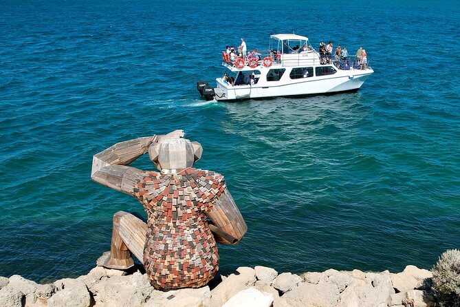 Giant and Dolphin Sightseeing Cruise in Mandurah - Dolphin watching from a moving boat