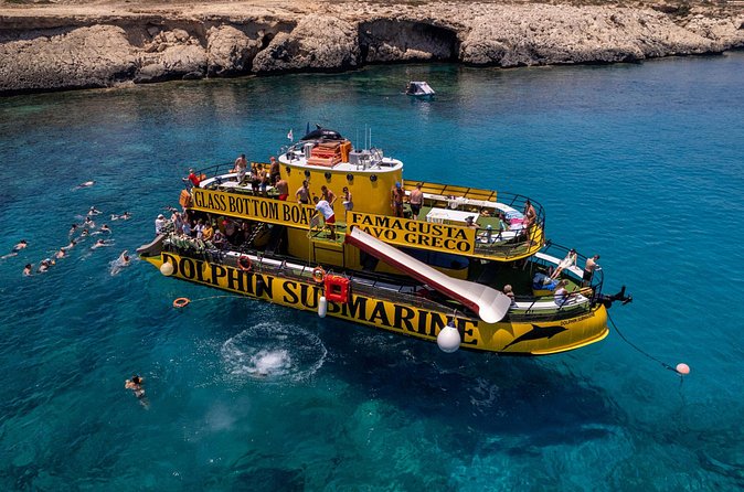 Glass Bottom Boat Dolphin Cruise to Blue Lagoon and Turtle Cove - Blue Lagoon, the longer and more popular swim