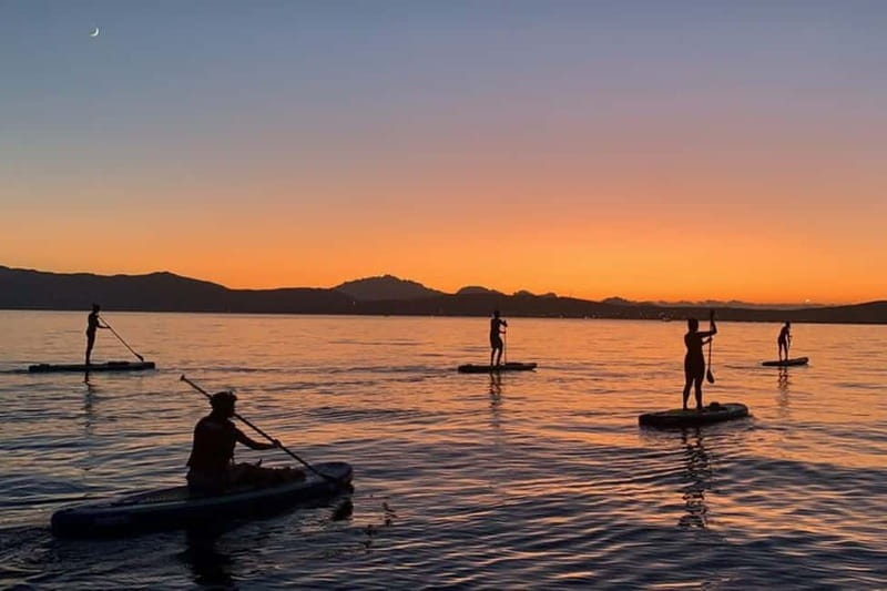 Golfo Aranci: Sup with dolphins, aperitif & photo shoot - A small group with local guides