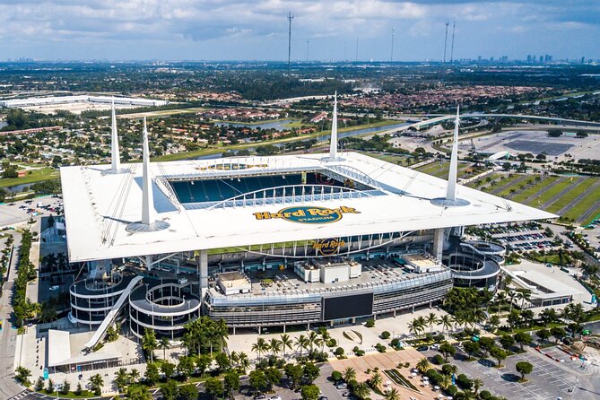 Guitar Hotel or Miami Dolphins Stadium Helicopter Tour - Hard Rock Stadium, a strong stop for football fans