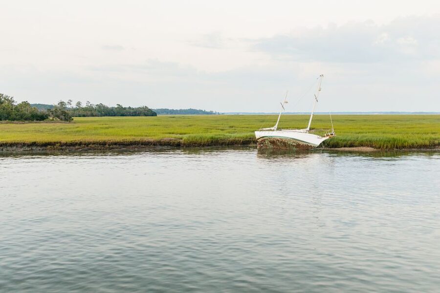 Hilton Head Island: Sunset Dolphin Cruise - Sunset over the salt estuaries