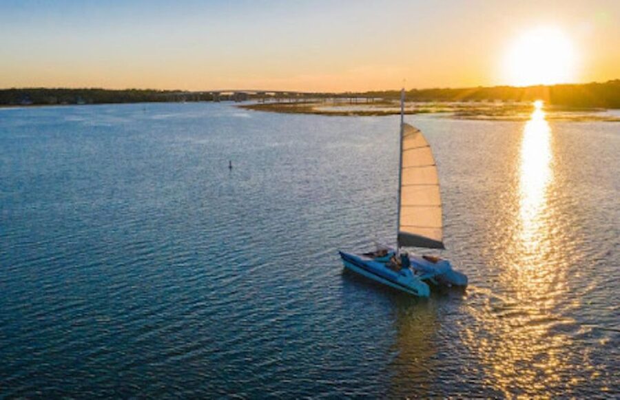 Hilton Head: Private Dolphin Day or Sunset Catamaran Sail - The guide makes a real difference