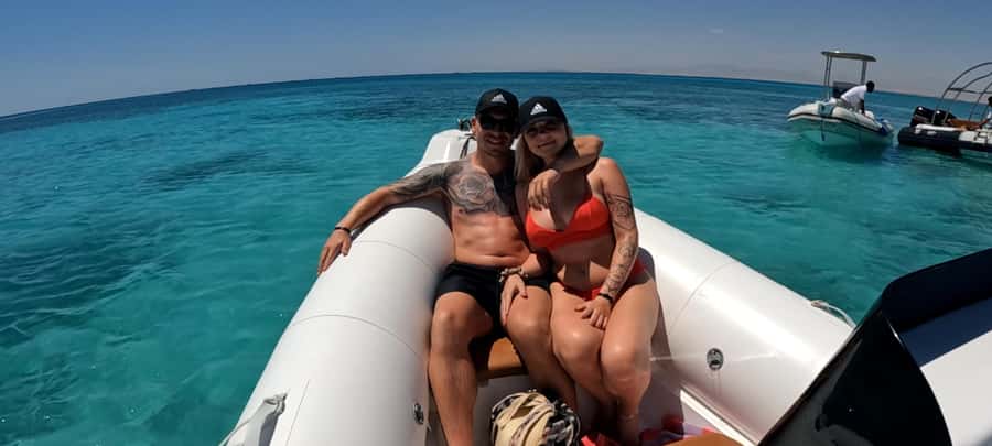 Hurghada: Private Speedboat to Dolphin House with Pickup - Abu Minqar Island and the sandy pause