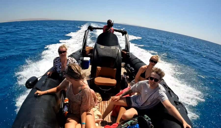Hurghada: Private Speedboat to Dolphin House with Pickup - Pickup from Hurghada hotels