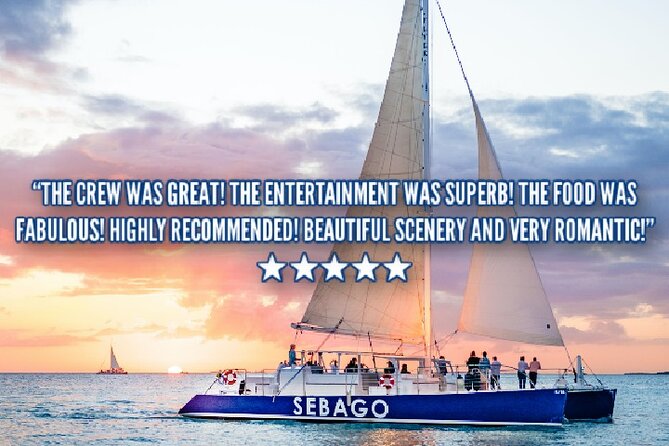 Key West Sunset Sail: Dolphin Watching, Wine, and Tapas - The catamaran, comfort, and onboard mood