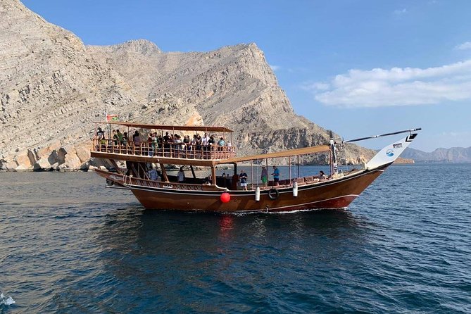 Khasab Dhow cruise-Half day with summing, dolphin watching - A four-hour introduction to Khasab’s fjords