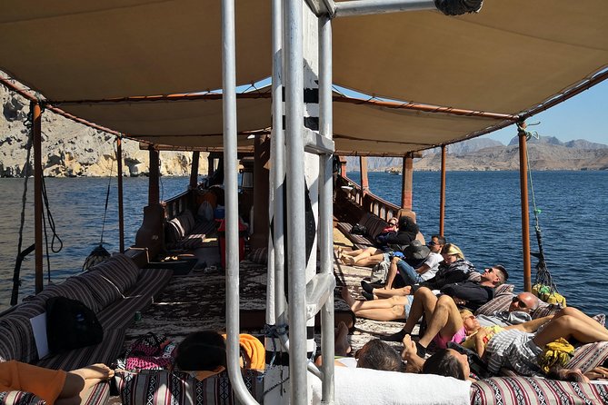 Khasab Dhow cruise-Half day with summing, dolphin watching - Dolphin watching along the route